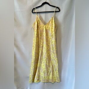 Park & Fifth Yellow Floral Midi Dress